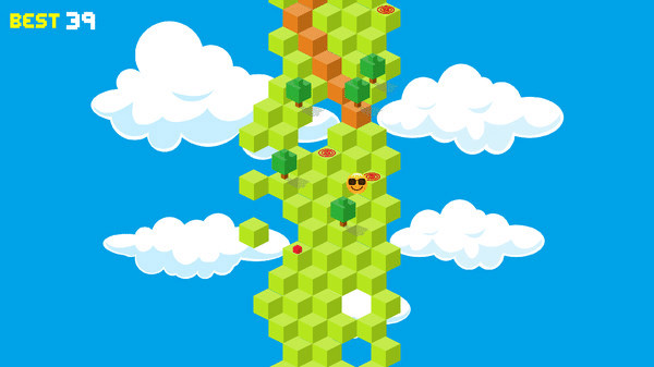 Игра Down the Hill, скриншот