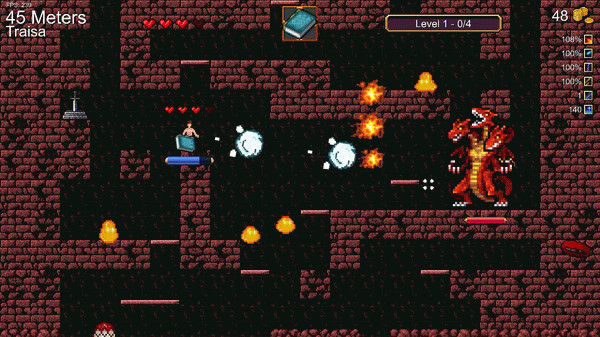 Игра Downcave, скриншот
