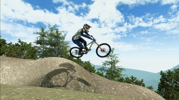 Игра Downhill Pro Racer, скриншот