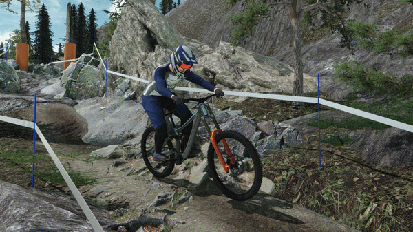 Игра Downhill Pro Racer, скриншот