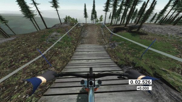 Игра Downhill Pro Racer, скриншот