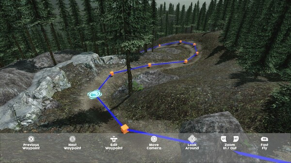 Игра Downhill Pro Racer, скриншот