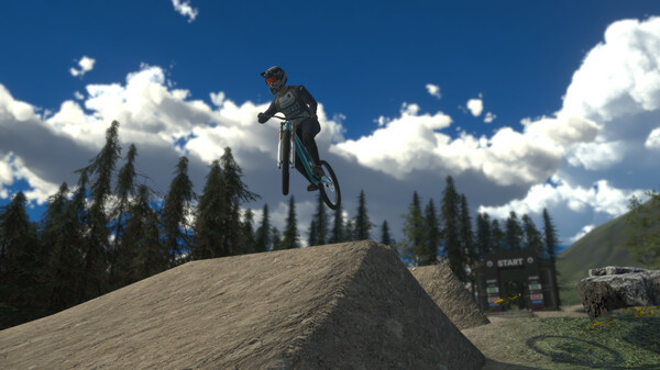 Игра Downhill Pro Racer, скриншот