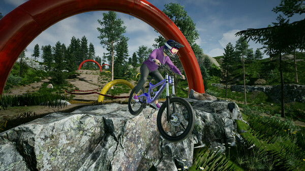 Игра DownhillVR, скриншот