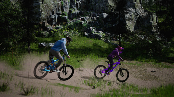 Игра DownhillVR, скриншот