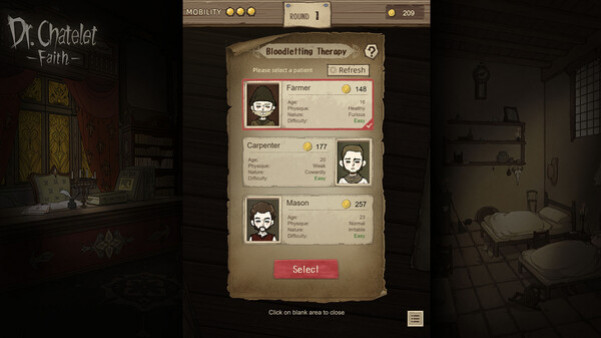 Игра Dr. Chatelet: Faith 神医, скриншот