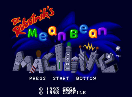 Игра Dr. Robotnik’s Mean Bean Machine, скриншот