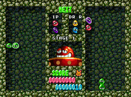 Игра Dr. Robotnik’s Mean Bean Machine, скриншот