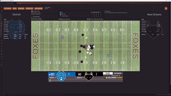 Игра Draft Day Sports: Pro Football 2025, скриншот