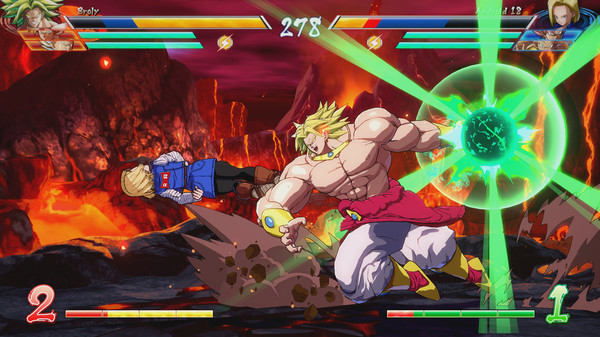 Игра DRAGON BALL FIGHTERZ - Broly, скриншот