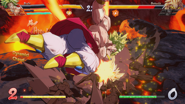 Игра DRAGON BALL FIGHTERZ - Broly, скриншот