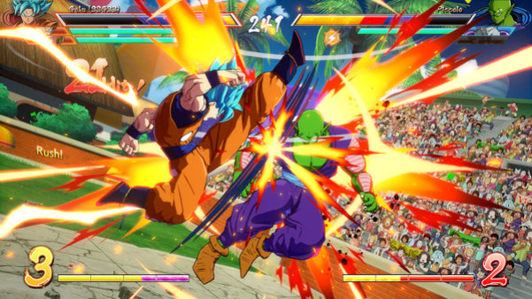Игра DRAGON BALL FighterZ - SSGSS Goku and SSGSS Vegeta Unlock, скриншот