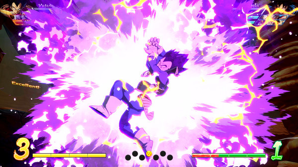 Игра DRAGON BALL FighterZ - Vegeta, скриншот