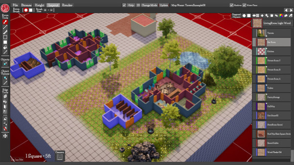 Игра Dragon Map Maker, скриншот