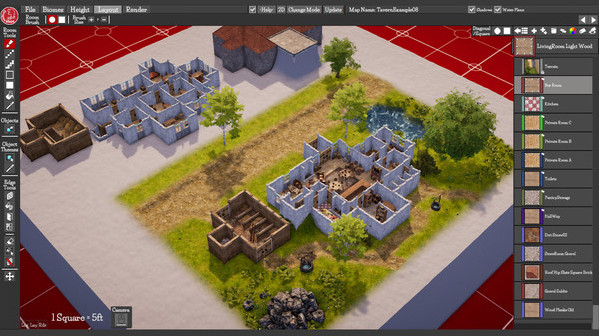 Игра Dragon Map Maker, скриншот