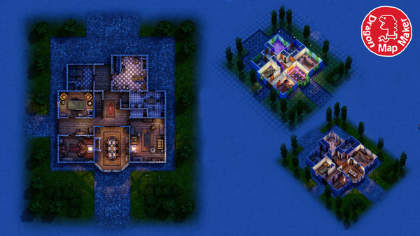 Игра Dragon Map Maker, скриншот