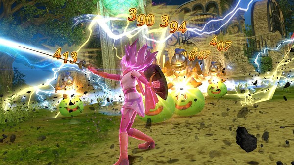 Игра DRAGON QUEST HEROES II, скриншот