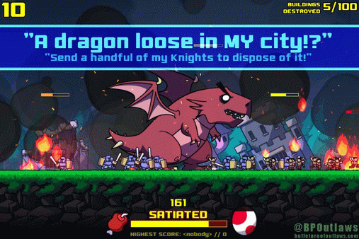Игра Dragon Rage, скриншот