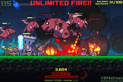Игра Dragon Rage, скриншот