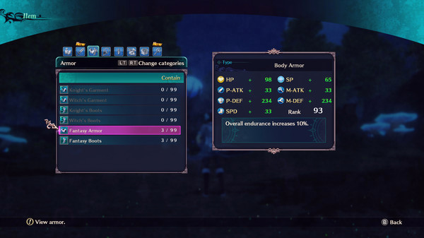 Игра Dragon Star Varnir Ultimate Armor Set Trio, скриншот