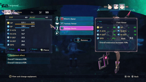 Игра Dragon Star Varnir Ultimate Armor Set Trio, скриншот
