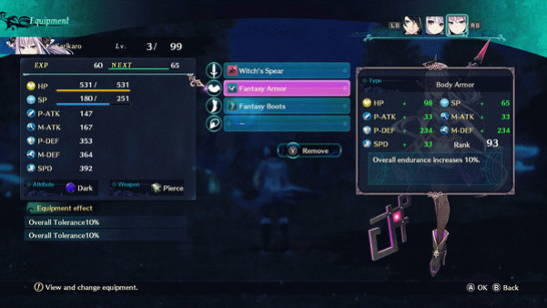 Игра Dragon Star Varnir Ultimate Armor Set Trio, скриншот