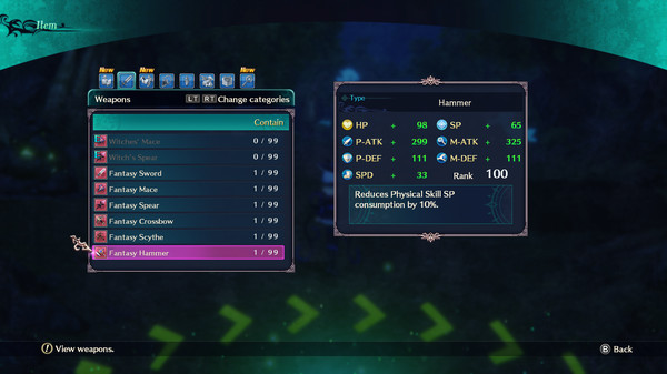 Игра Dragon Star Varnir Ultimate Weapon Collection, скриншот
