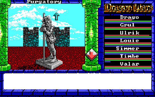 Игра Dragon Wars, скриншот