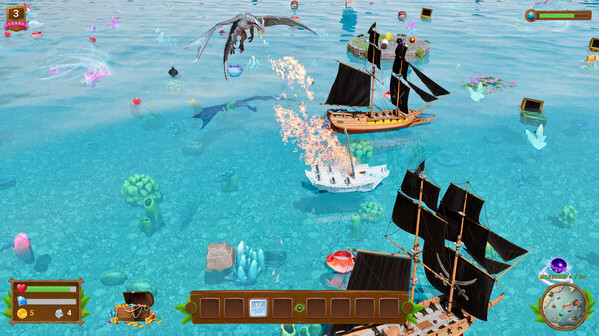 Игра Dragons Reef, скриншот