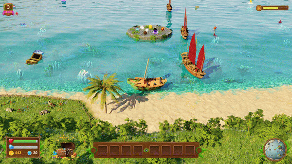 Игра Dragons Reef, скриншот