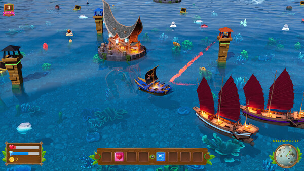 Игра Dragons Reef, скриншот