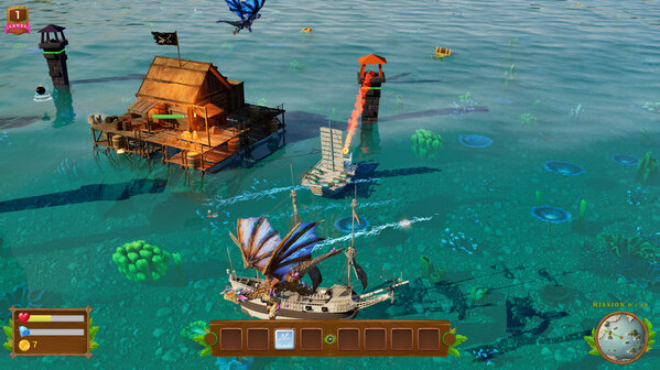Игра Dragons Reef, скриншот