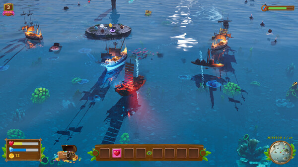 Игра Dragons Reef, скриншот