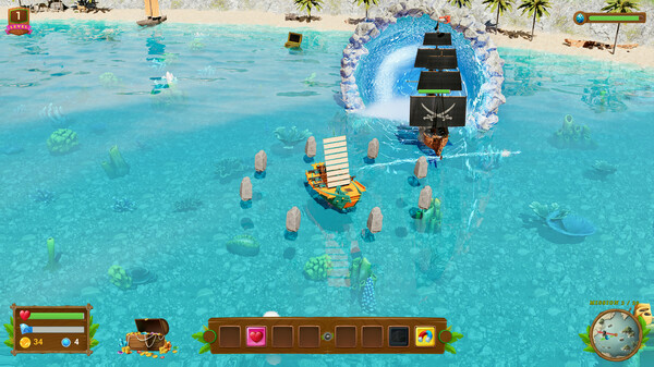 Игра Dragons Reef, скриншот