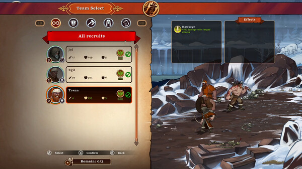 Игра Drakkar Crew, скриншот