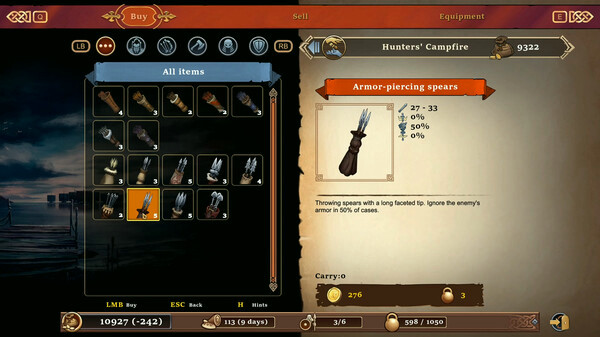 Игра Drakkar Crew, скриншот