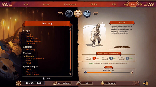 Игра Drakkar Crew, скриншот