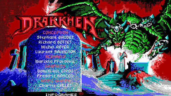 Игра Drakkhen, скриншот