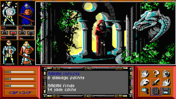 Игра Drakkhen, скриншот