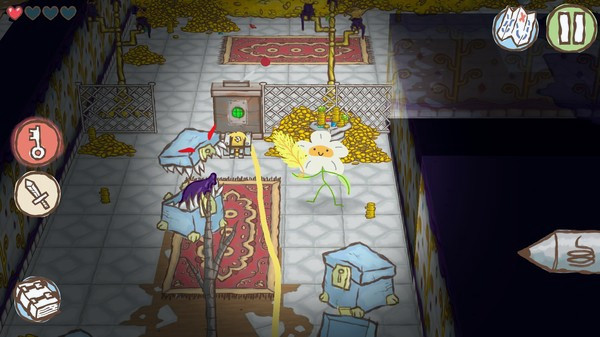 Игра Draw a Stickman: EPIC 2 - Drawn Below, скриншот