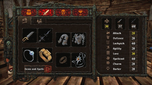 Игра Dread Delusion, скриншот