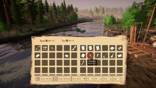 Игра Dreadful River, скриншот