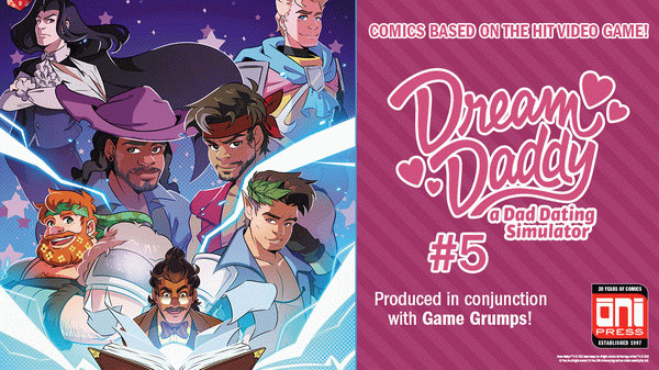 Игра Dream Daddy: A Dad Dating Comic Book, скриншот