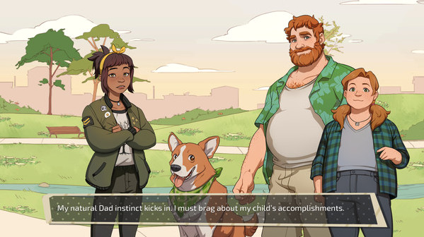 Игра Dream Daddy: A Dad Dating Simulator, скриншот