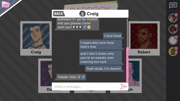 Игра Dream Daddy: A Dad Dating Simulator, скриншот