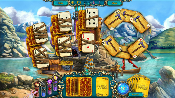 Игра Dreamland Solitaire, скриншот