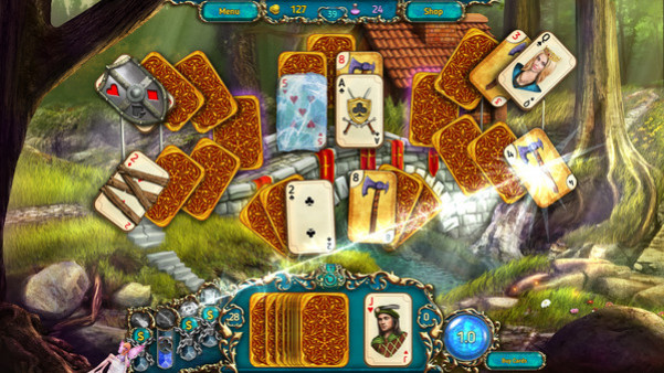 Игра Dreamland Solitaire, скриншот