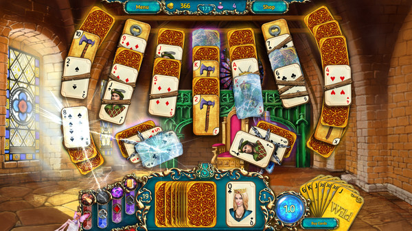 Игра Dreamland Solitaire, скриншот