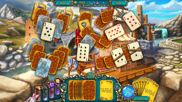 Игра Dreamland Solitaire, скриншот