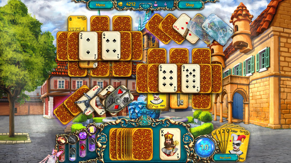 Игра Dreamland Solitaire, скриншот